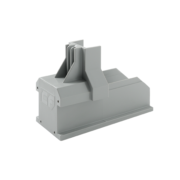 Clickfit EVO mounting rail end cap grey