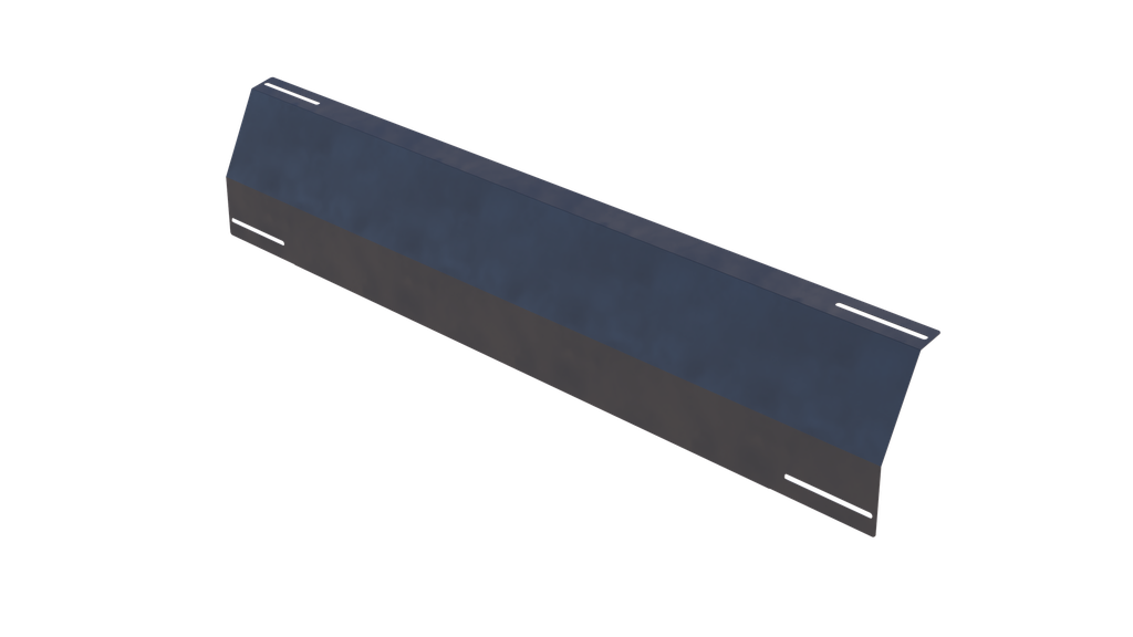 Flatfix Fusion Windabweiser Hinten Portrait Schwarz