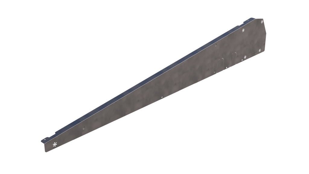 Flatfix Fusion wind deflector right Portrait black