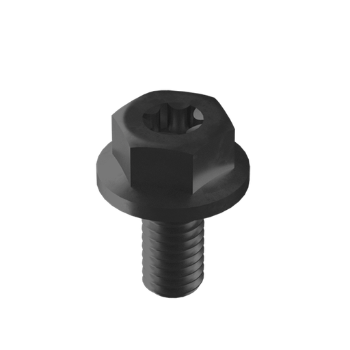[1000612-B] Flatfix Fusion Montageschroef M6 x12mm - zwart